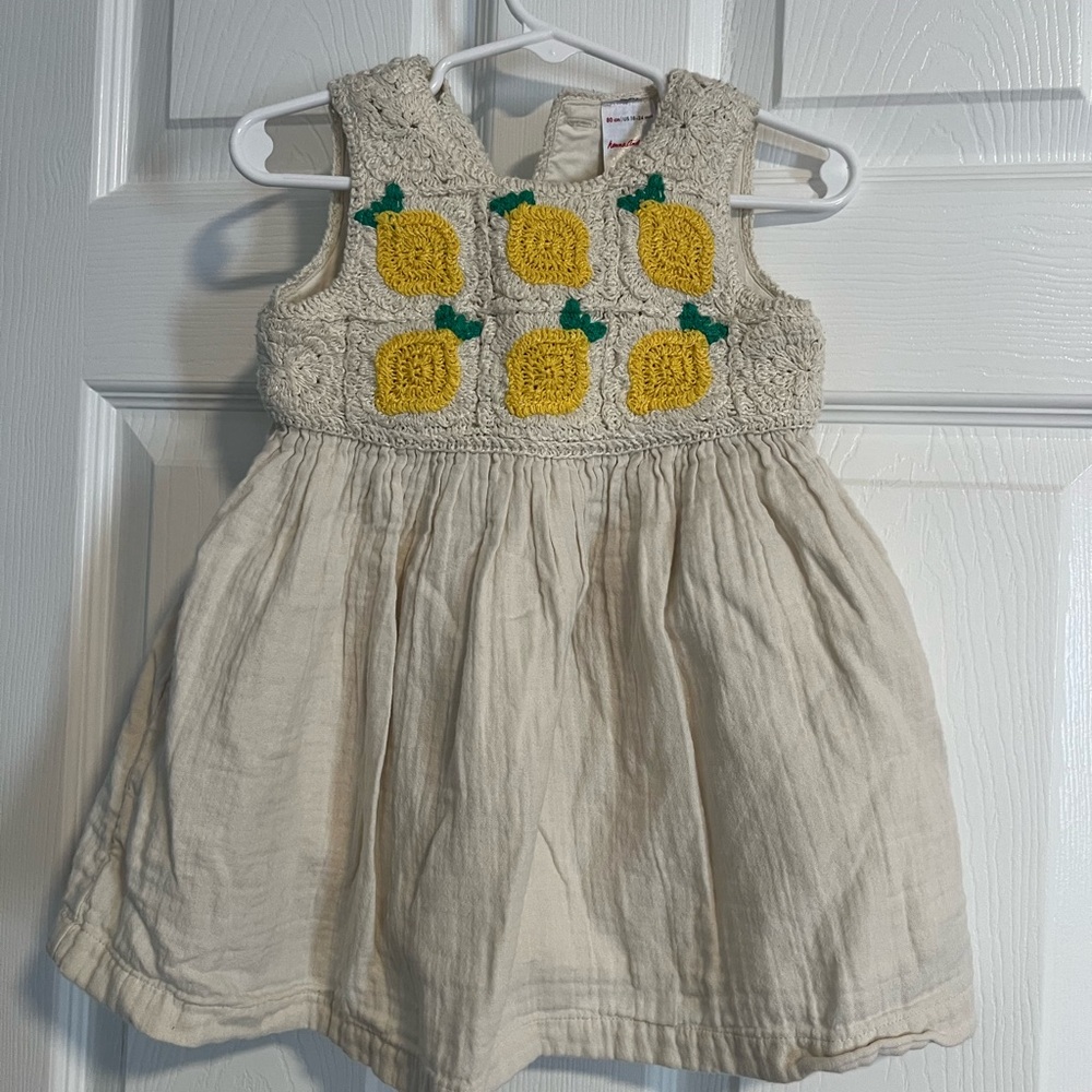 Hanna Andersson Crochet Muslin Dress